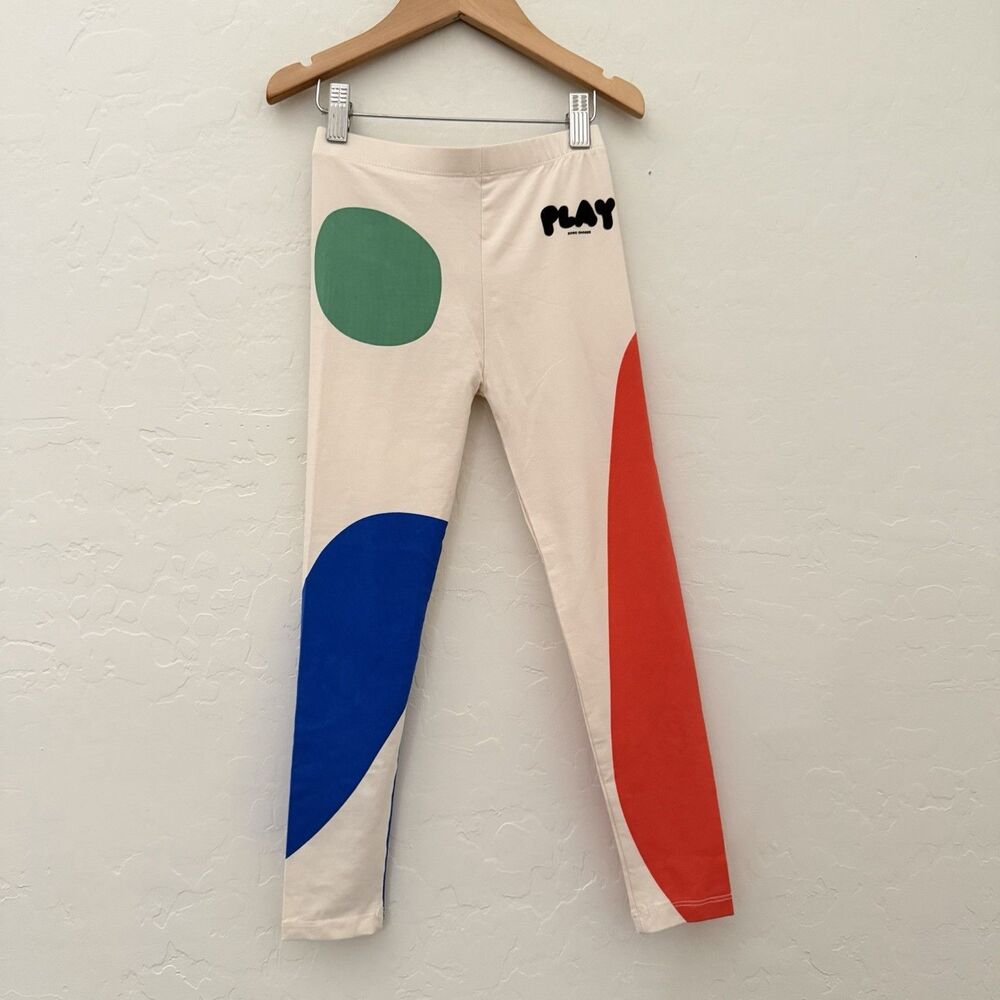 Bobo Choses Kids Play Graphic Leggings 8-9 Years 134cm Colorblock Cotton